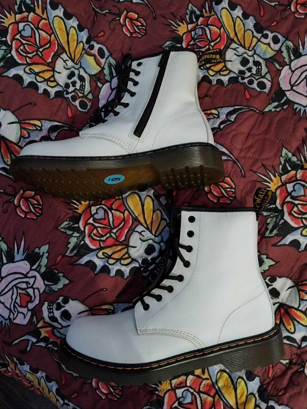 White Dr. Martens